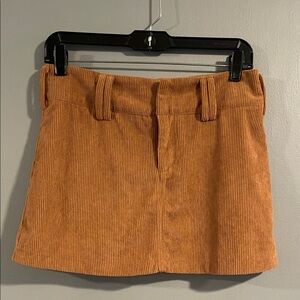 The Kript Corduroy Mini Skort Size M